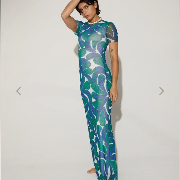 Stieglitz Mesh Column Dress - Picture 1 of 6
